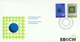 Nederland NL E107 1970 I.P.U. en U.N.O. FDC zonder adres
