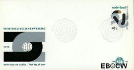 Nederland NL E128 1973 Ontwikkelingssamenwerking FDC zonder adres