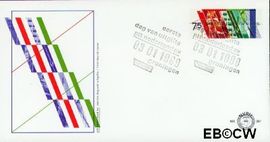 Nederland NL E261 1989 Verzelfstandiging P.T.T. FDC zonder adres