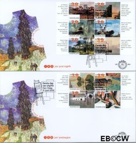 Nederland NL E464 2002 Kunst- Landschappen FDC zonder adres