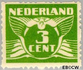 Nederland NL R38 1928 Type 'Lebeau' Gebruikt 3