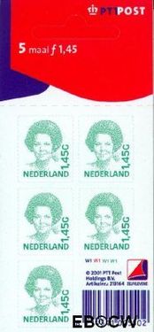 Nederland NL V1495b 2001 Koningin Beatrix- Type 'Inversie' Postfris 145