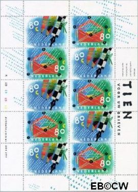 Nederland NL V1571-72A 1993 Tien voor uw brieven Postfris