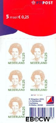 Nederland NL V2036 2002 Koningin Beatrix Gebruikt 25