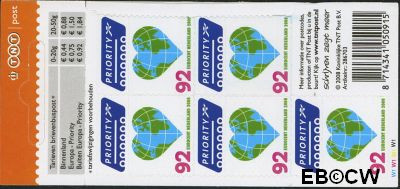Nederland NL V2561 2008 Vijf voor de wereld Gebruikt 92