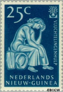 Nieuw-Guinea NG 61 1960 Vluchtelingenjaar Gebruikt 25