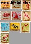 SPA 1665#1674 Postfris 1967 Prehistorische tekeningen