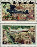 SPA 1954#1955 Postfris 1971 Luchtpost