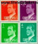 SPA 2279#2282 Postfris 1977 Koning Juan Carlos I
