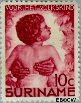 Suriname SU 182 1936 Kinderen Gebruikt 10+5