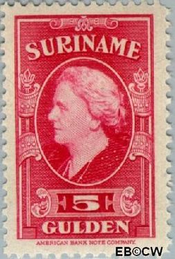 Suriname SU 242 1945 Koningin Wilhelmina Gebruikt 500