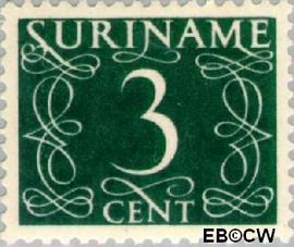 Suriname SU 253 1948 Cijferzegels Gebruikt 3