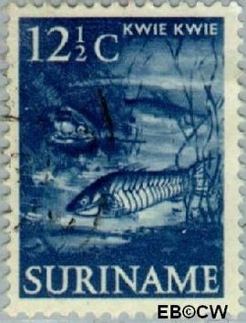Suriname SU 303 1953 Inheemse voorstellingen Gebruikt 12½