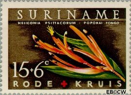 Suriname SU 381 1962 Surinaamse Rode Kruis Gebruikt 15+6