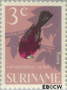 Suriname SU 441 1966 Vogels Gebruikt 3