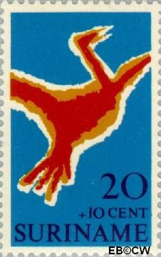 Suriname SU 531 1970 Symbolen Gebruikt 20+10