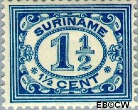 Suriname SU 71 1913 Drukwerkzegel Gebruikt 1½