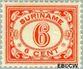 Suriname SU 81 1913 Drukwerkzegel Gebruikt 6