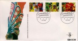 Aruba AR E19 1989 Carnaval FDC zonder adres