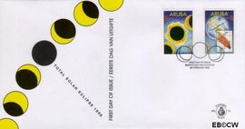 Aruba AR E74 1998 Zonsverduistering FDC zonder adres