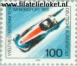 Bundesrepublik BRD 1496#  1991 WK Bobsleeën  Postfris