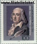 Bundesrepublik BRD 1681#  1993 Hölderlin, Friedrich  Postfris