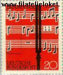 Bundesrepublik BRD 380#  1962 lied en koor  Postfris