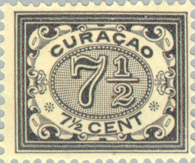 Curaçao CU -34 1904 Type 'Vürtheim' 7½ Gebruikt