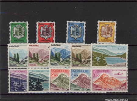 Frans Andorra ANF1961 Complete jaargang Frans Andorra 1961 Postfris