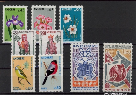 Frans Andorra ANF1974 Complete jaargang Frans Andorra 1974 Postfris