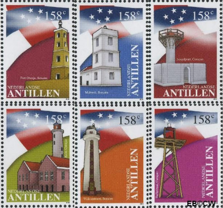 Ned. Antillen NA 1799#1804 ** Vuurtorens Postfris