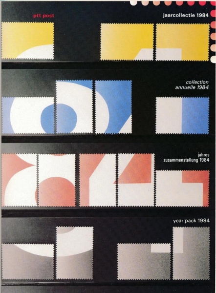 Nederland JCS1984 1984 Jaarcollectie P.T.T. Postfris