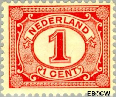 Nederland NL 0051 1899 Cijfer type 'Vürtheim' Ongebruikt 1