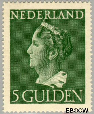 Nederland NL 0348 1946 Wilhelmina- Type 'Konijnenburg' Ongebruikt 500