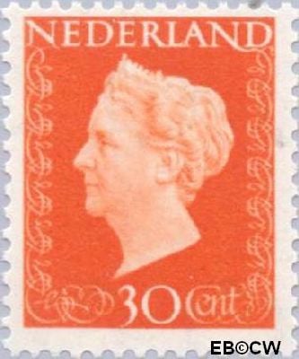 Nederland NL 0484 1947 Koningin Wilhelmina- Type 'Hartz' Postfris 30