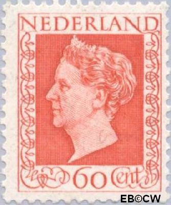 Nederland NL 0489 1947 Koningin Wilhelmina- Type 'Hartz' Gebruikt 60