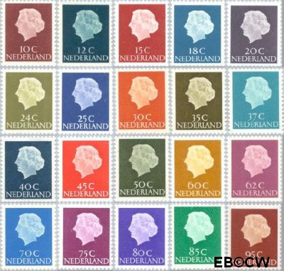 Nederland NL 0617#636 1953 Koningin Juliana- Type 'En Profile' Postfris