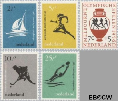 Nederland NL 0676#680 1956 Olympische Spelen- Melbourne Ongebruikt