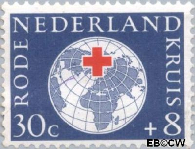Nederland NL 0699 1957 Rode Kruis Gebruikt 30+8