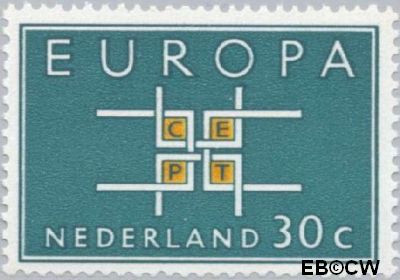 Nederland NL 0801 1963 C.E.P.T.- Vierkant Gebruikt 30