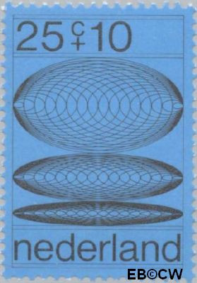 Nederland NL 0968 1970 Computertekeningen Gebruikt 25+10