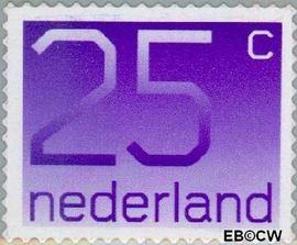 Nederland NL 1110b 2001 Cijfer type 'Crouwel' Postfris 25
