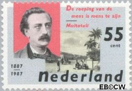 Nederland NL 1370 1987 Dekker, Eduard Douwes Postfris 55