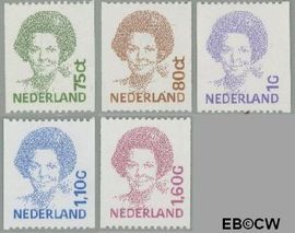 Nederland NL 1488a#1495a 1991 Koningin Beatrix- Type 'Inversie' Postfris
