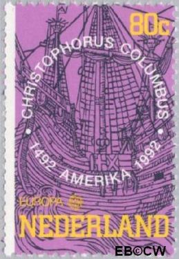 Nederland NL 1528 1992 C.E.P.T.- Ontdekking Amerika Postfris 80