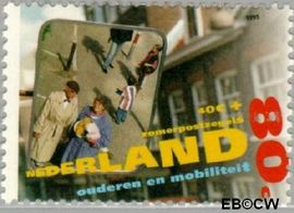 Nederland NL 1640 1995 Ouderen en mobiliteit Gebruikt 80+40