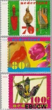 Nederland NL 1668#1670 1996 Voorjaarsbloemen Postfris