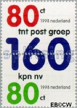 Nederland NL 1768#1769 1998 Splitsing tnt postgroep-kpn nv Postfris