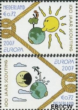 Nederland NL 2514#2515 2007 Scouting Postfris