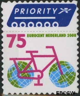 Nederland NL 2560 2008 Vijf voor Europa en Vijf voor de wereld Postfris 75